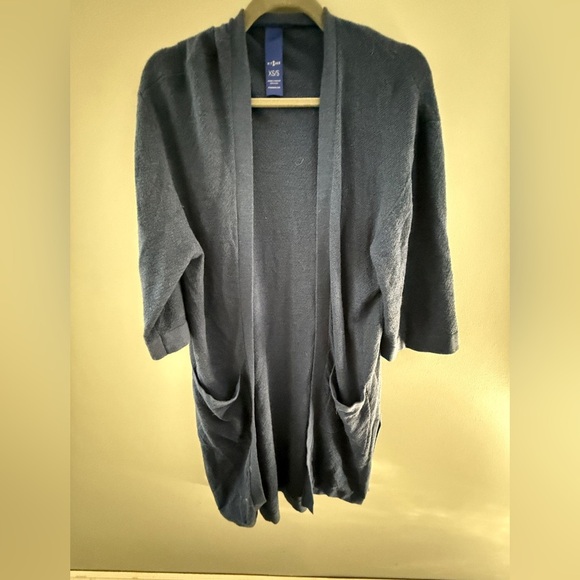 Kit & Ace Cardigan - Light Navy - Picture 3 of 7